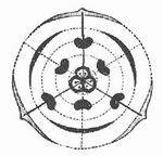 Fig. 1. Diagramm einer dreizähligen Blüte.