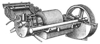 Fig. 1. Motor mit geöffnetem Gehäuse.