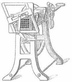 Fig. 4. Fleischwürfelschneidemaschine.