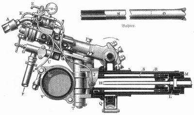 Fig. 5. Druckwasser-Drehbohrmaschine von Brandt.