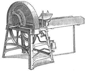 Fig. 1. Häckselmaschine von Lanz.