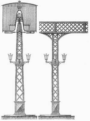 Fig. 2. Pfeiler der Lartiguebahn.