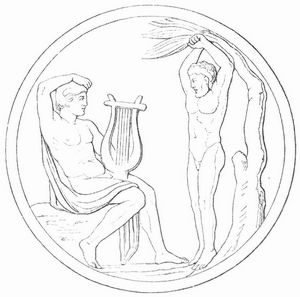 Apollon und Marsyas (Relief).