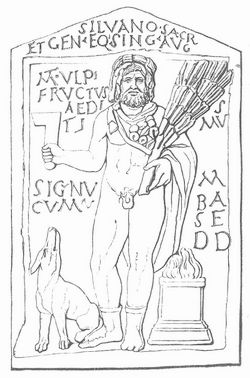 Silvanus (Relief in Rom).
