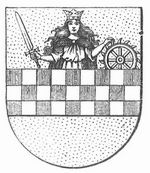 »Wachsende« Figur. (Wappen von Altena.)