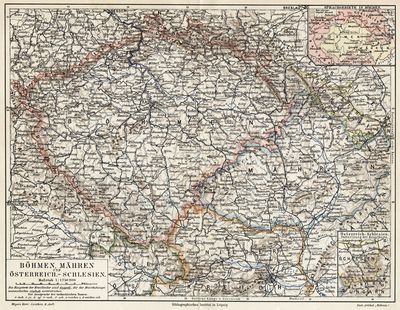 Böhmen, Mähren und Österreich. - Schlesien.