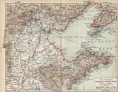Die Provinzen Tschi-Li u. Schan-Tung.