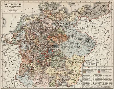 Geschichtskarte von Deutschland II.