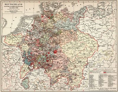 Geschichtskarte von Deutschland III.