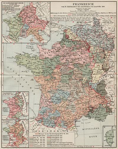 Frankreich vom XV. Jahrhundert bis zum Frieden von Lunéville 1801.
