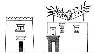 4. Ägyptische Wohnhäuser.